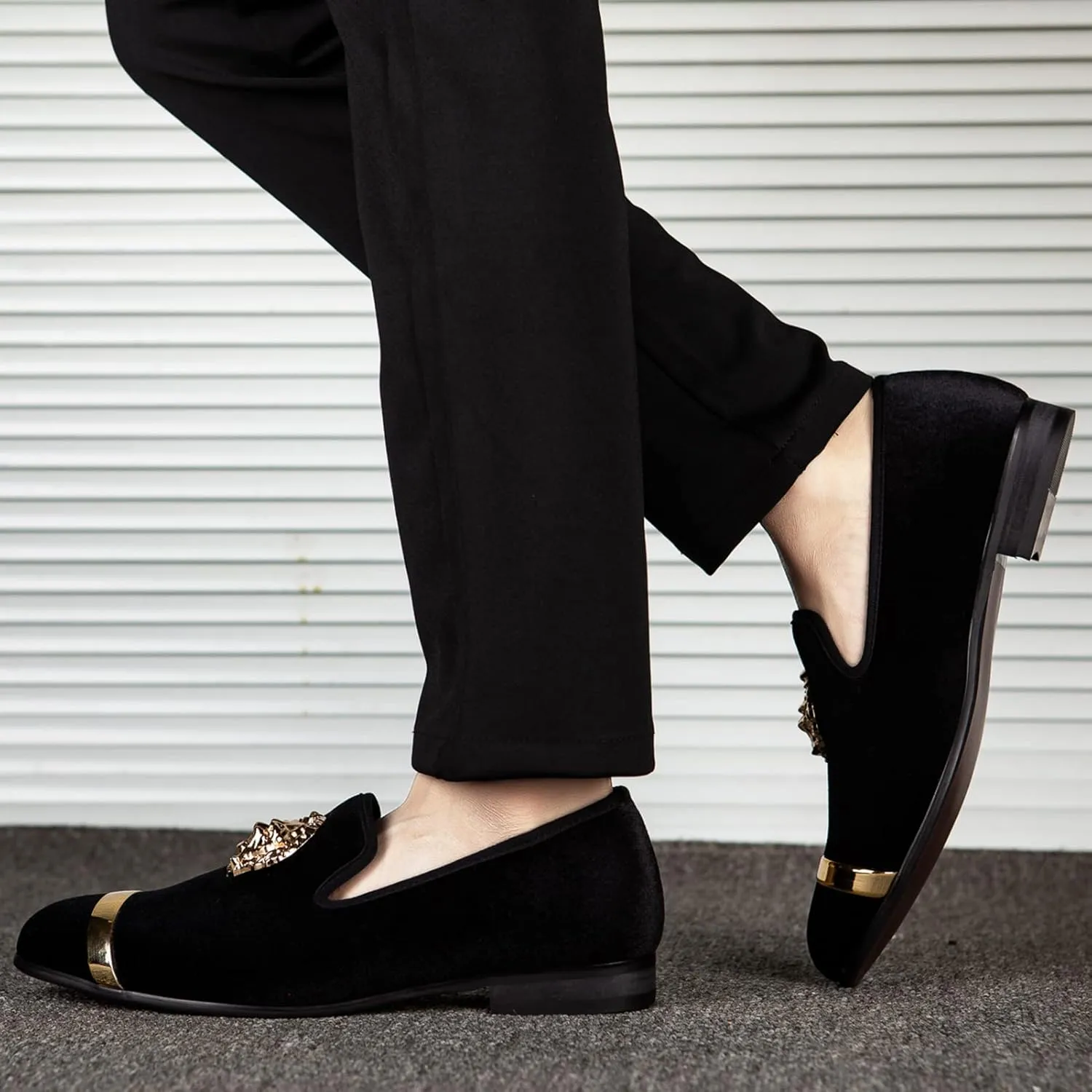 Meijiana Men's Fashion Classic Loafers Luxury Loafer Shoes and Weeding Dress Shoes for Men