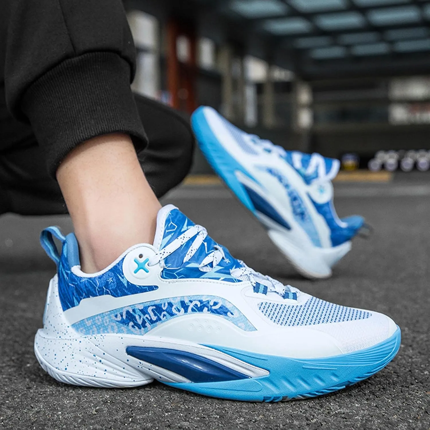 Men Women Lace Up Fashion Lightweight Casual Basketball Shoes Skateboarding Shoes