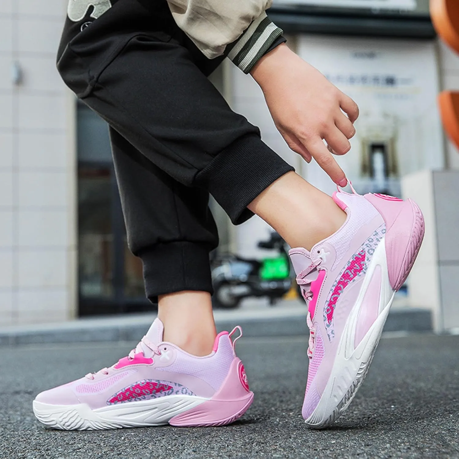 Men Women Lace Up Fashion Lightweight Casual Basketball Shoes Skateboarding Shoes
