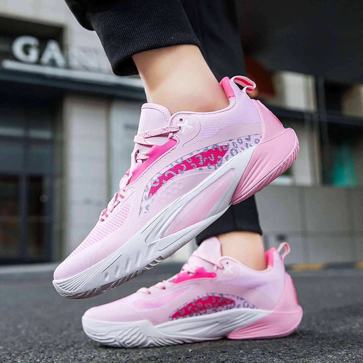 Men Women Lace Up Fashion Lightweight Casual Basketball Shoes Skateboarding Shoes