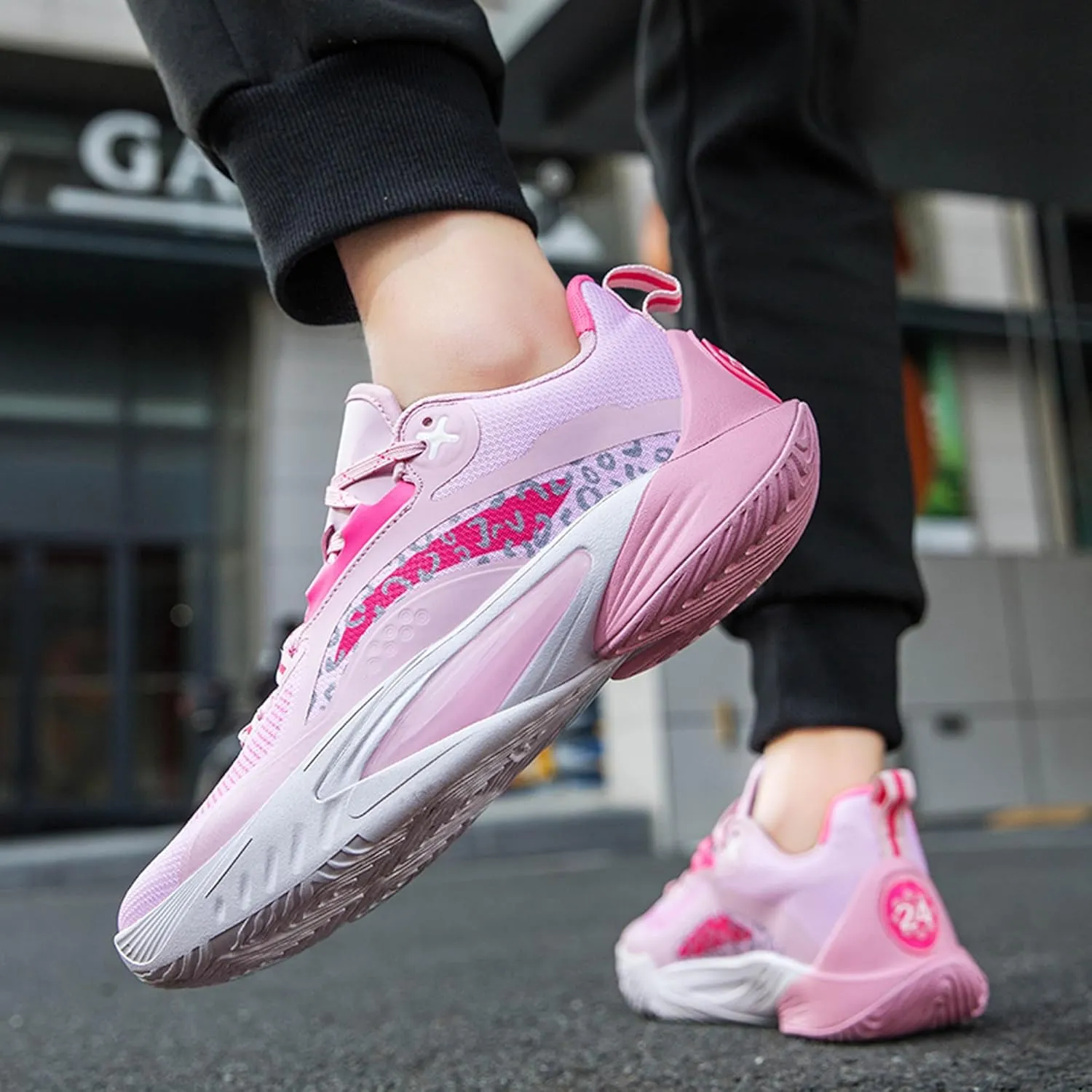 Men Women Lace Up Fashion Lightweight Casual Basketball Shoes Skateboarding Shoes