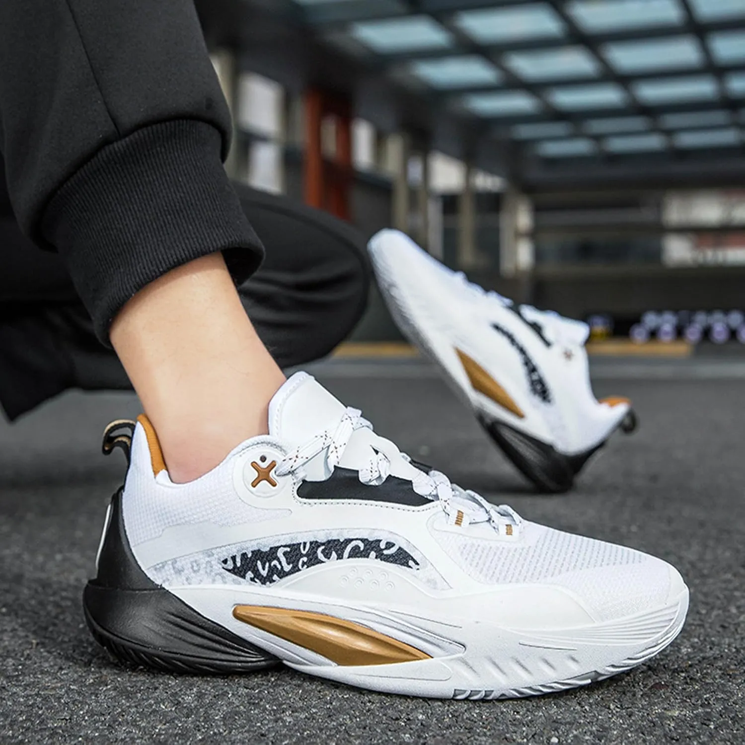 Men Women Lace Up Fashion Lightweight Casual Basketball Shoes Skateboarding Shoes
