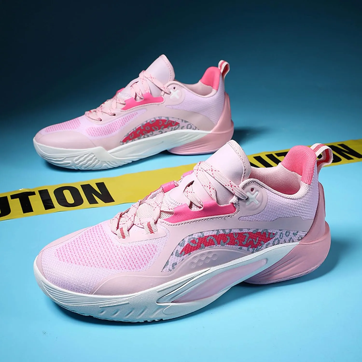 Men Women Lace Up Fashion Lightweight Casual Basketball Shoes Skateboarding Shoes