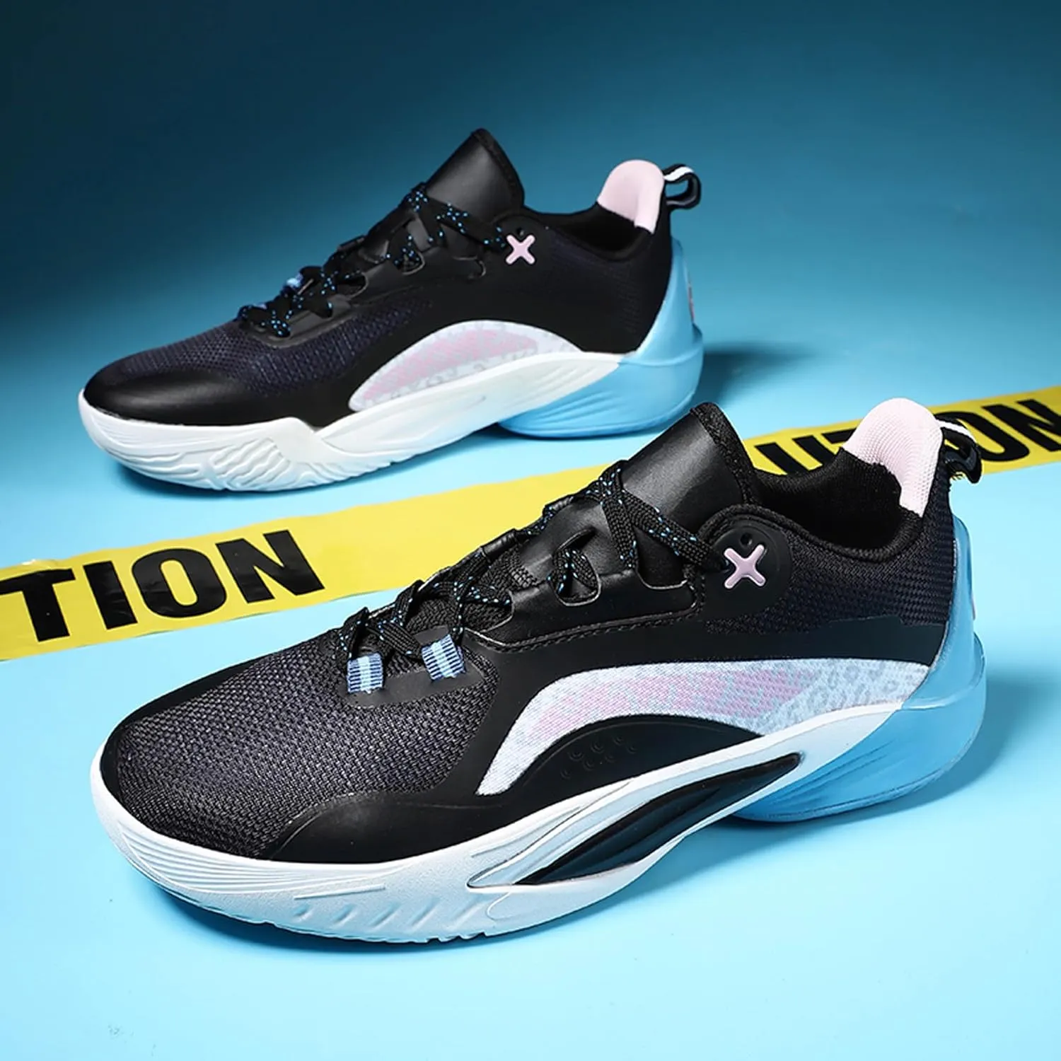 Men Women Lace Up Fashion Lightweight Casual Basketball Shoes Skateboarding Shoes