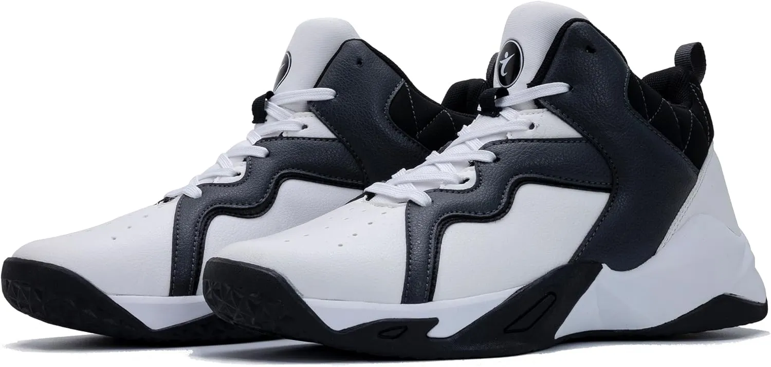 Men's Basketball Shoe High-Top Athletic Running Sneakers Outdoor Trainers Non-Slip Lightweight Cushioning Workout Sport Shoes US 7-13
