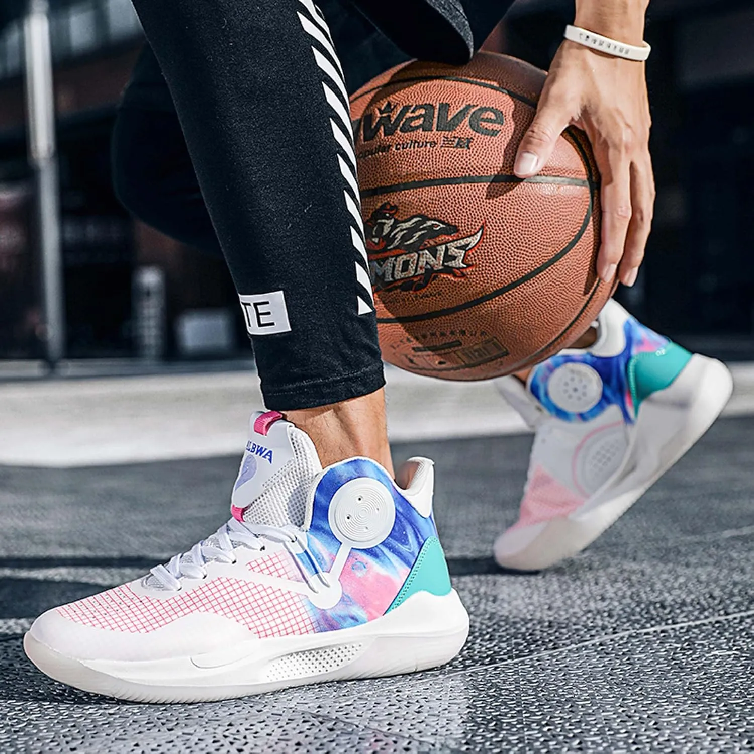 Men's Basketball Shoes Teenagers Street Fighting Basketball Sneakers Women's Fashion Training Running Shoes Comfortable Lightweight Casual Sports Walking Shoes