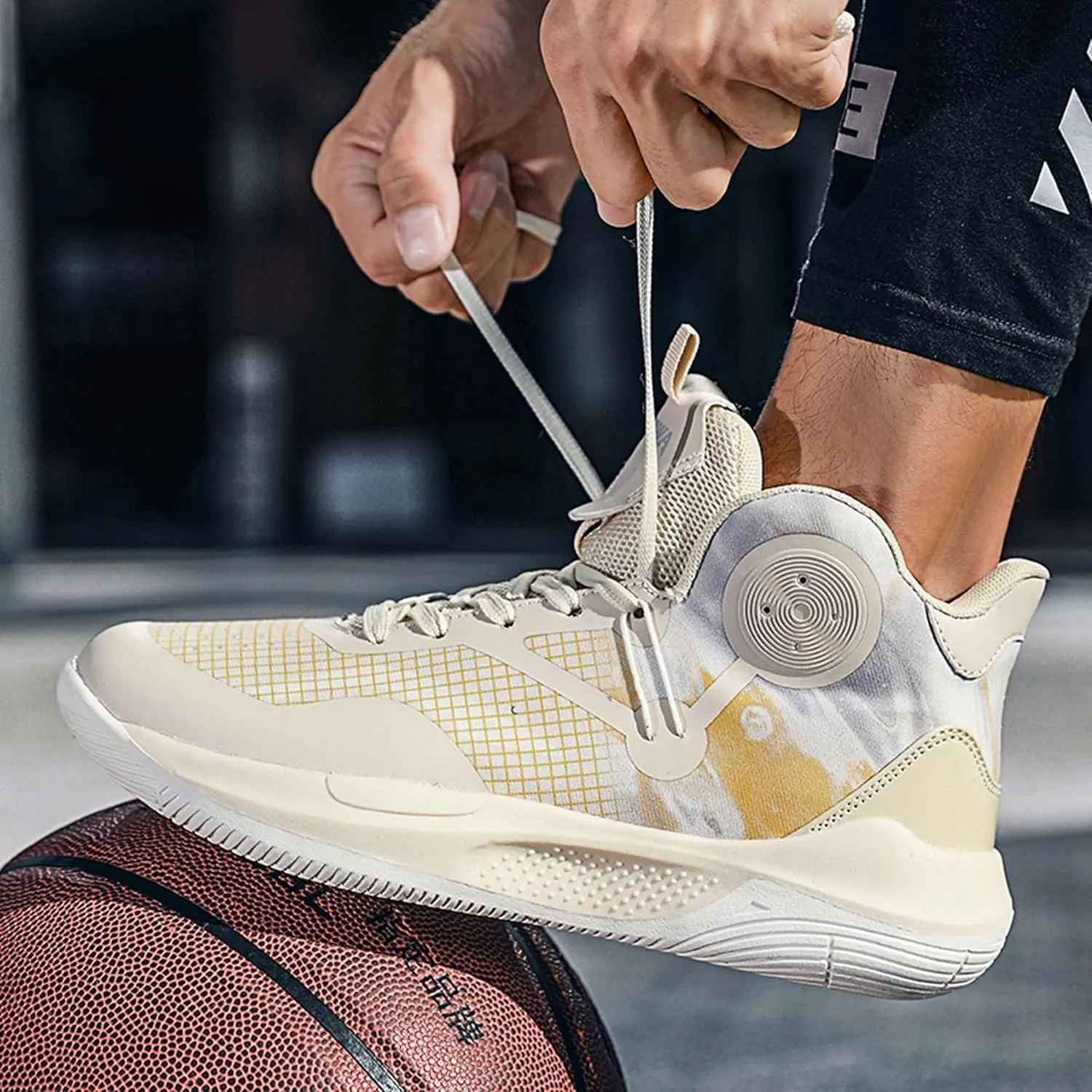 Men's Basketball Shoes Teenagers Street Fighting Basketball Sneakers Women's Fashion Training Running Shoes Comfortable Lightweight Casual Sports Walking Shoes