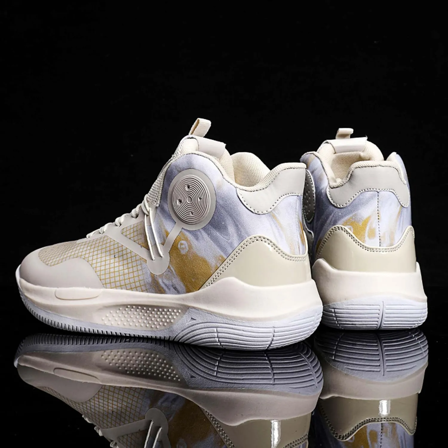 Men's Basketball Shoes Teenagers Street Fighting Basketball Sneakers Women's Fashion Training Running Shoes Comfortable Lightweight Casual Sports Walking Shoes