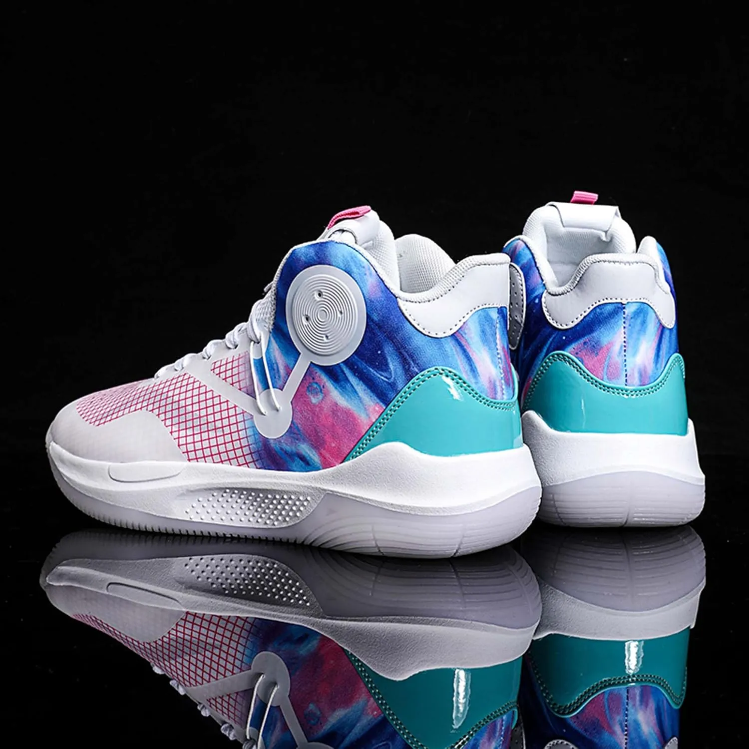 Men's Basketball Shoes Teenagers Street Fighting Basketball Sneakers Women's Fashion Training Running Shoes Comfortable Lightweight Casual Sports Walking Shoes