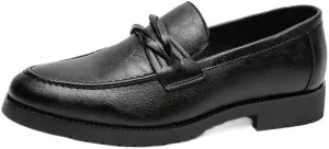 Men's Business Casual Shoes with Fringe Tassel, PU Leather, Slip-On Loafer Shoes, Soft Sole Summer