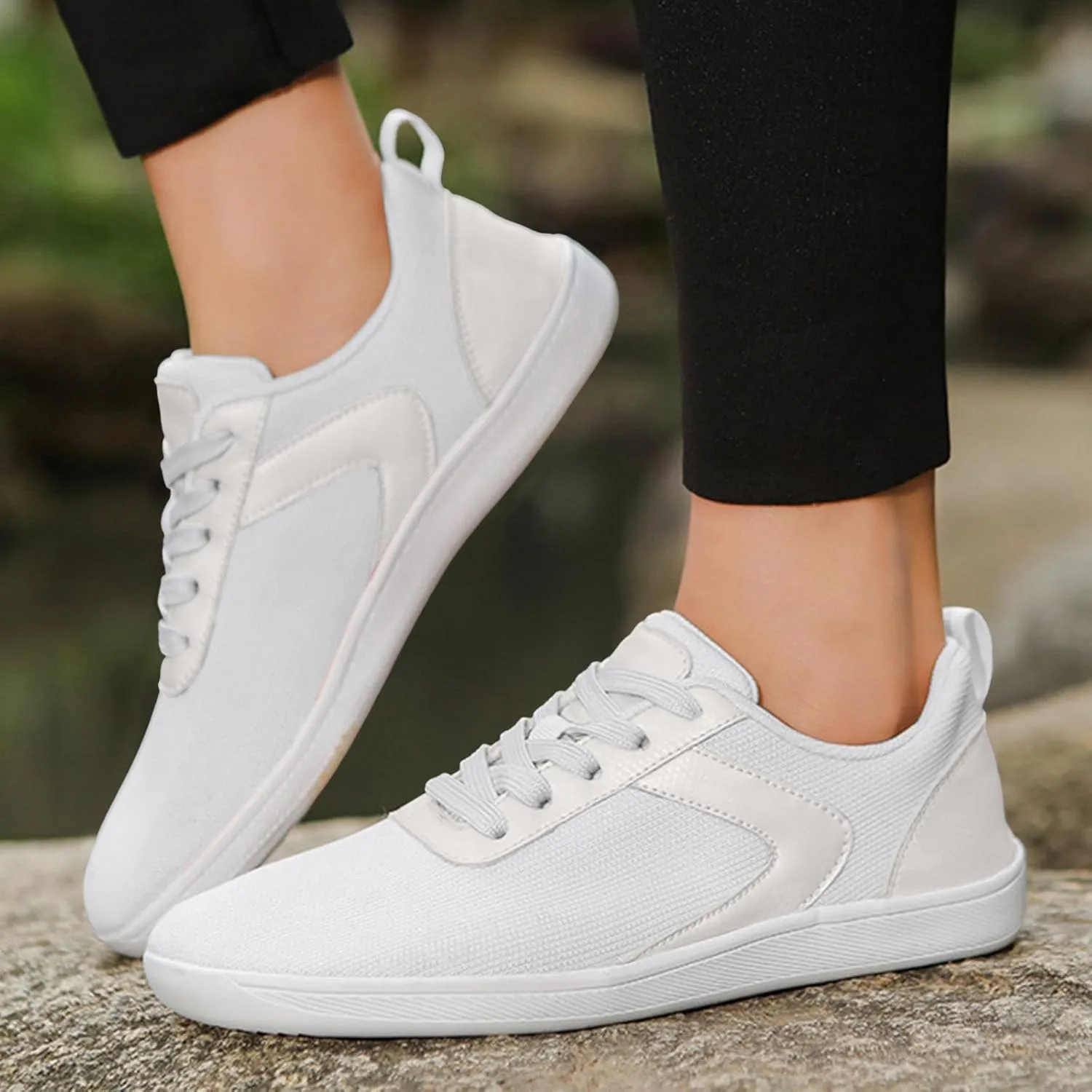 Men's Comfortable Canvas Shoes Lightweight Breathable Walking Shoe Gym Tennis Lightweight Elderly Slip on Shoes