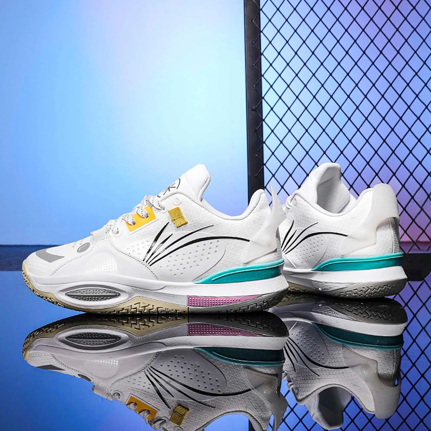 Men's Fashion Basketball Shoes Lightweight Sneakers Non-Slip Training Running Shoes Outdoor Casual Walking Sneakers Breathable Lightweight Tennis Shoes