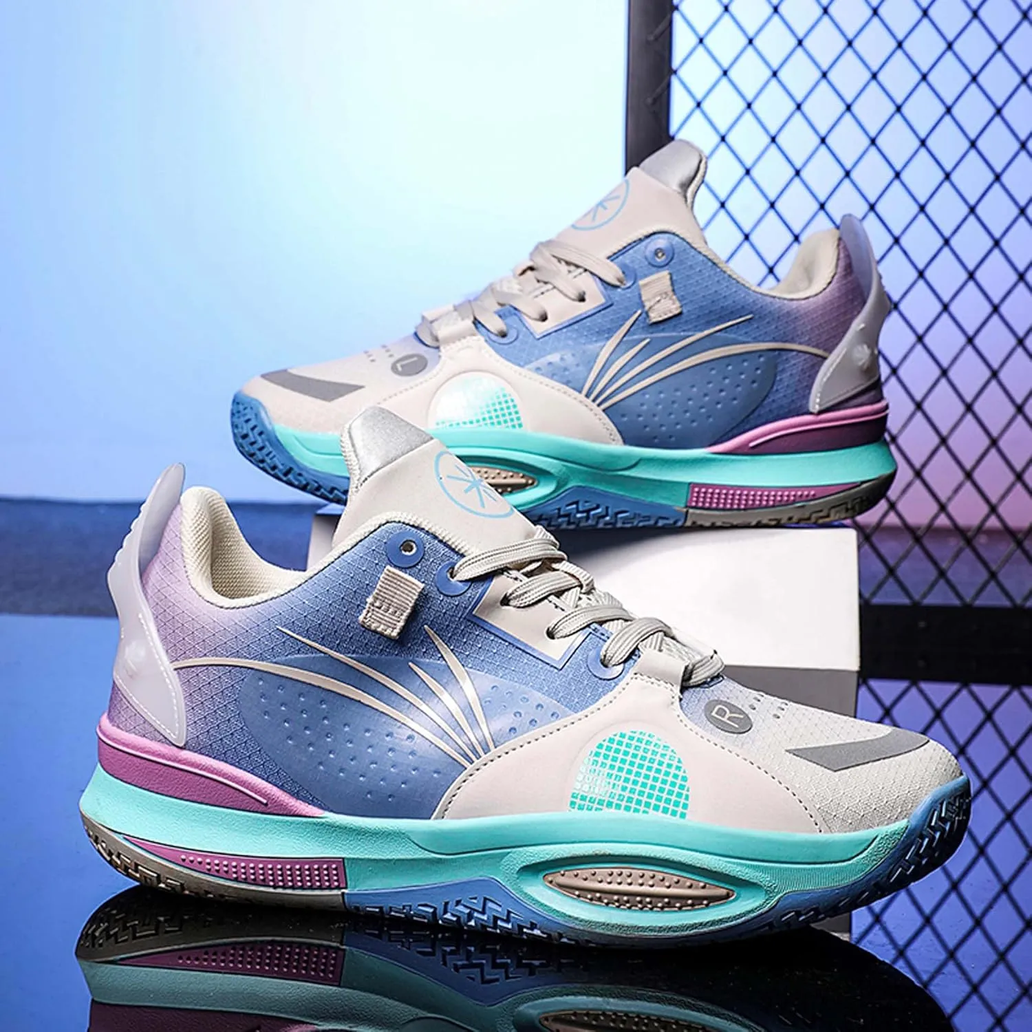 Men's Fashion Basketball Shoes Lightweight Sneakers Non-Slip Training Running Shoes Outdoor Casual Walking Sneakers Breathable Lightweight Tennis Shoes