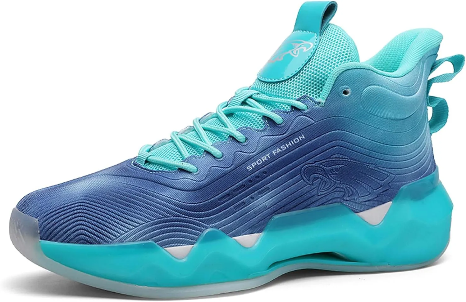 Men's Fashion Breathable Basketball Shoes Lightweight Anti-Slip Sneakers Wear-Resistant Rebound Running Shoes Personalized Casual Sports Basketball Women's Shoes