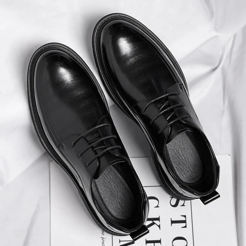 Men's Formal Work Dress Shoes Casual Leather Slip-On Business Oxford Shoes
