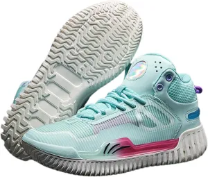 Men's High Top Basketball Shoes - Breathable Mesh Training Sneakers for Sports, Elastic Cushioning Anti-Slip