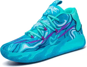 Men's High-Top Basketball Sneakers - Breathable Non-Slip Rubber Sole for Running,Casual Wear & Sports Training Lightweight Cushioning Workout Shoes​