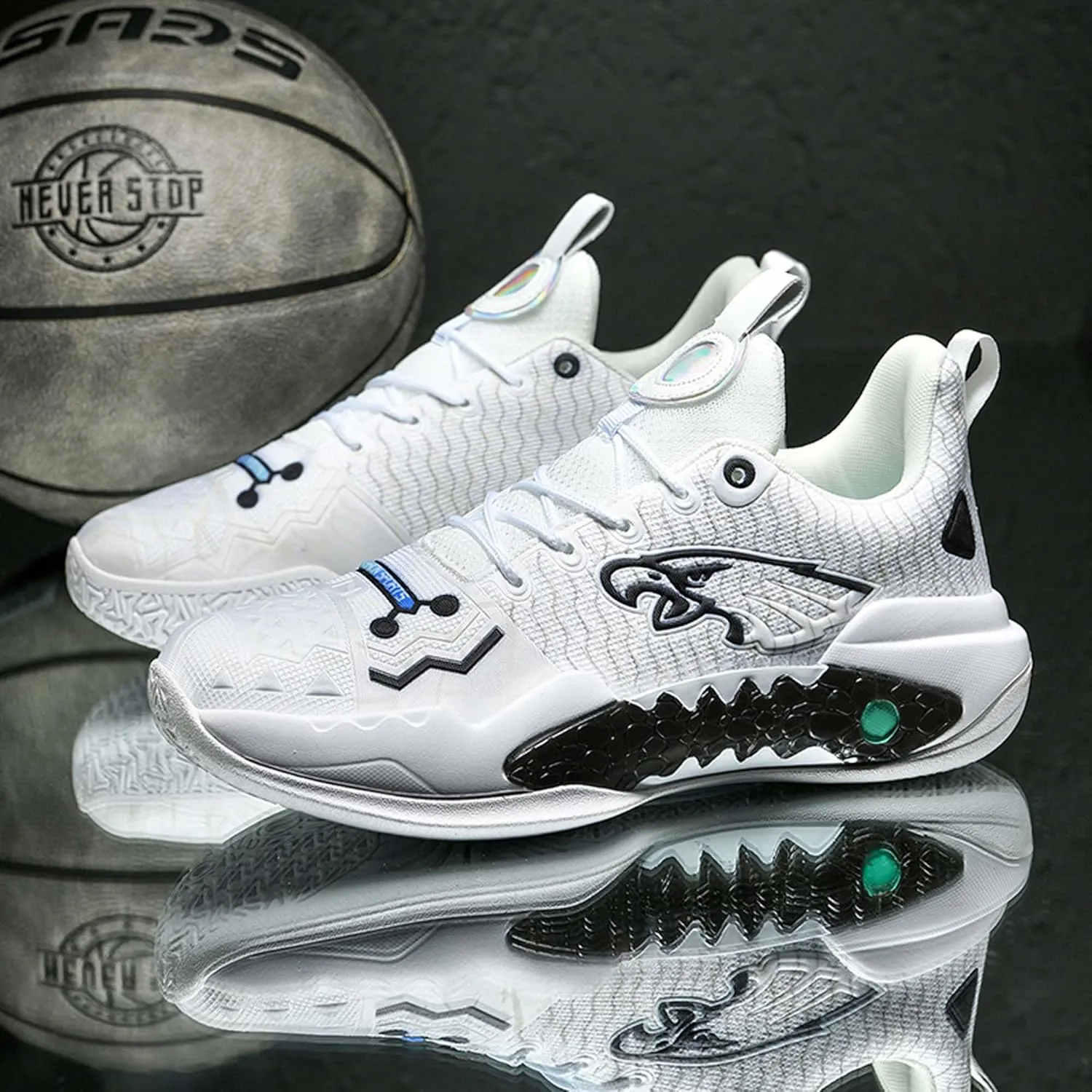 Men's High Top Training Basketball Shoes Breathable Mesh Sports Running Shoes Women's Outdoor Casual Walking Workout Fitness Tennis Shoes