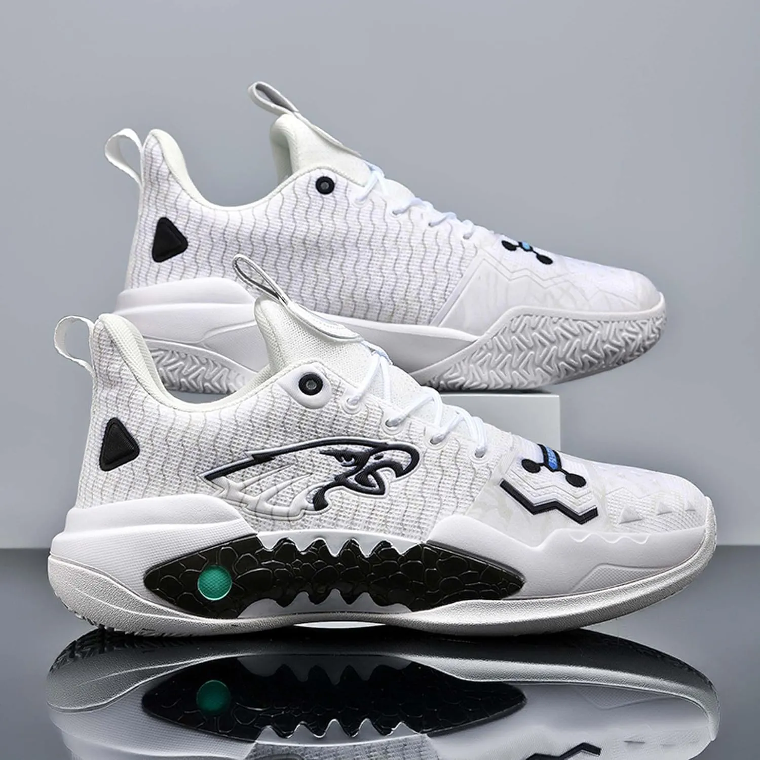 Men's High Top Training Basketball Shoes Breathable Mesh Sports Running Shoes Women's Outdoor Casual Walking Workout Fitness Tennis Shoes