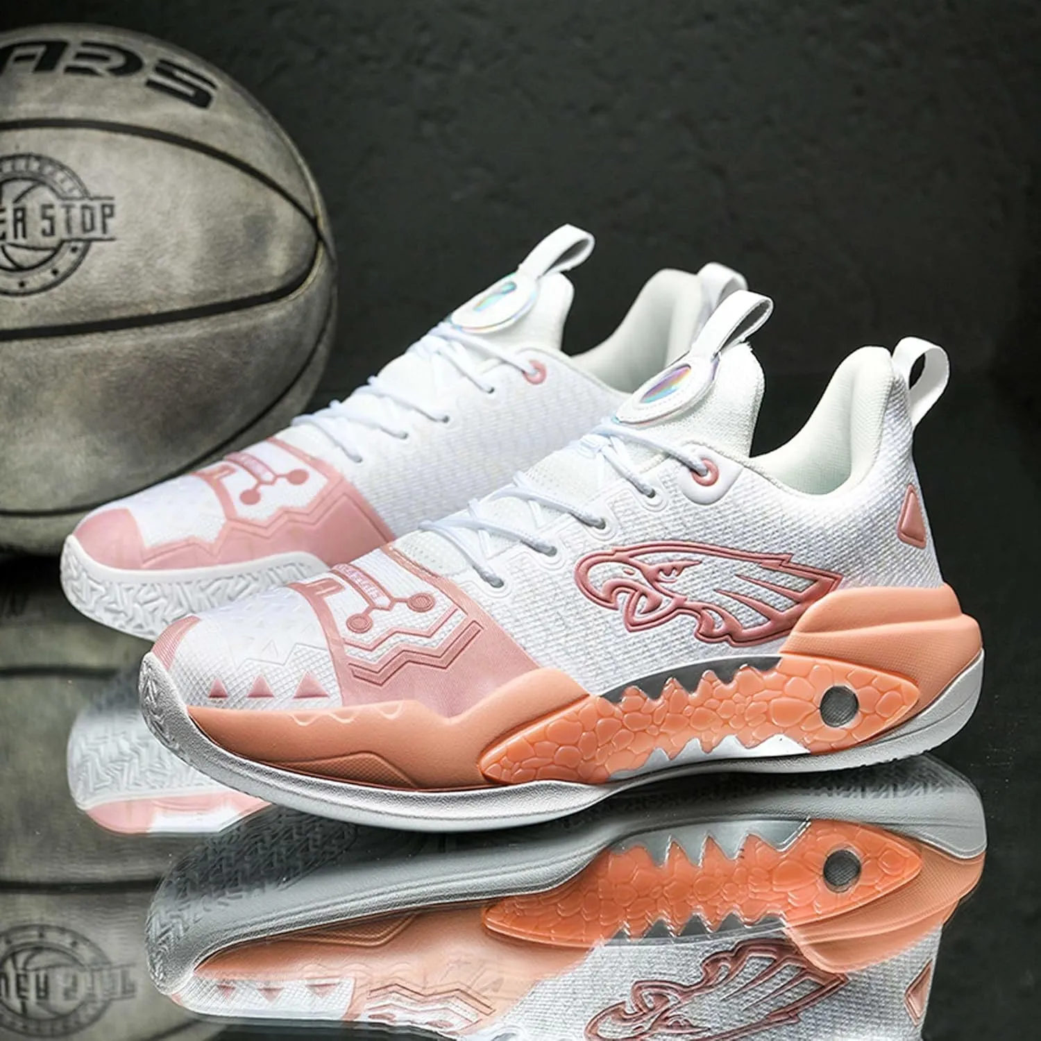 Men's High Top Training Basketball Shoes Breathable Mesh Sports Running Shoes Women's Outdoor Casual Walking Workout Fitness Tennis Shoes