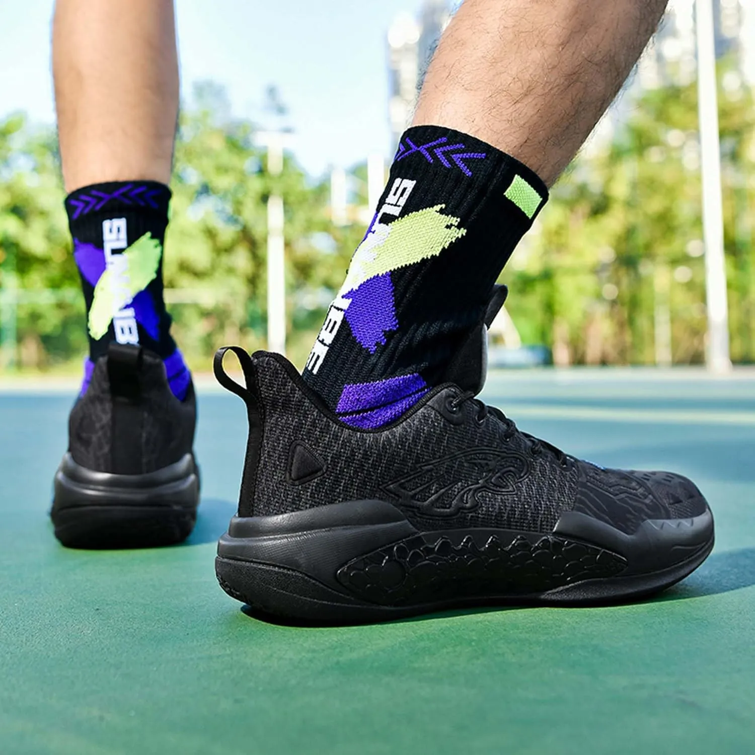 Men's High Top Training Basketball Shoes Breathable Mesh Sports Running Shoes Women's Outdoor Casual Walking Workout Fitness Tennis Shoes