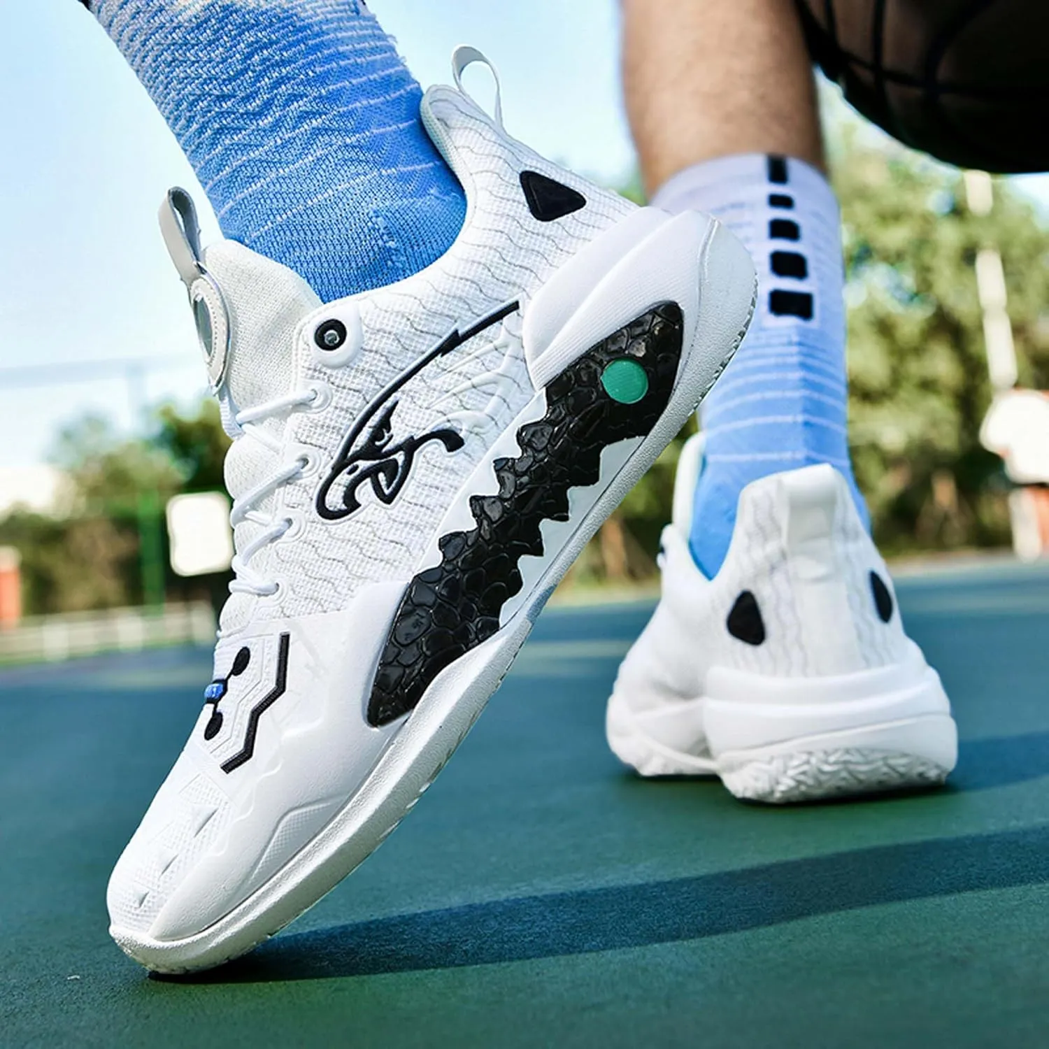 Men's High Top Training Basketball Shoes Breathable Mesh Sports Running Shoes Women's Outdoor Casual Walking Workout Fitness Tennis Shoes