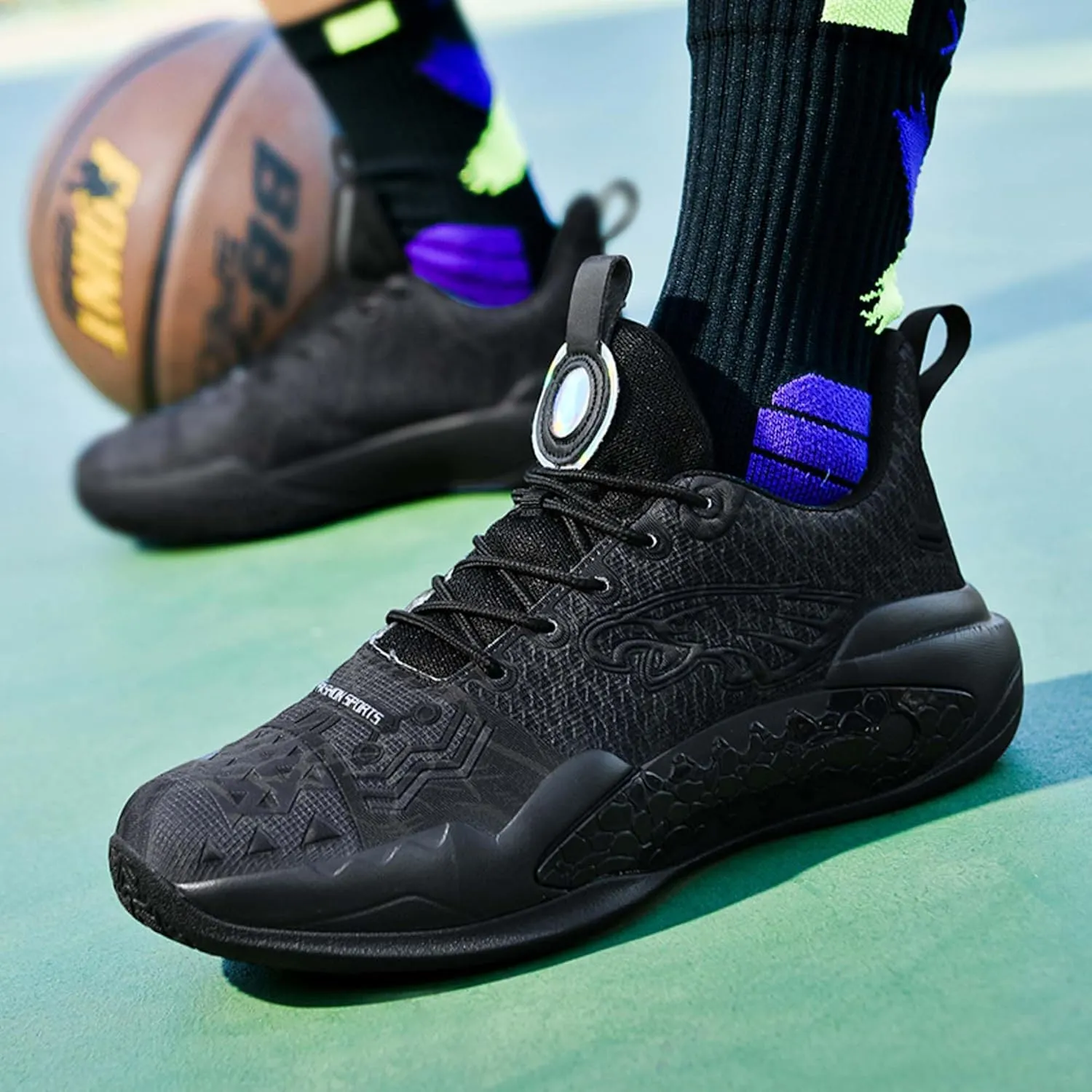 Men's High Top Training Basketball Shoes Breathable Mesh Sports Running Shoes Women's Outdoor Casual Walking Workout Fitness Tennis Shoes