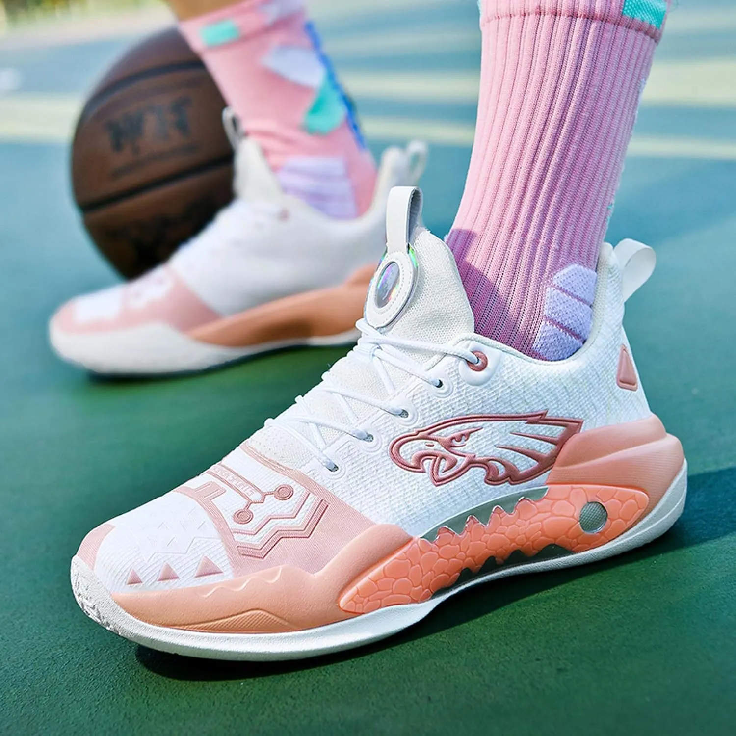 Men's High Top Training Basketball Shoes Breathable Mesh Sports Running Shoes Women's Outdoor Casual Walking Workout Fitness Tennis Shoes