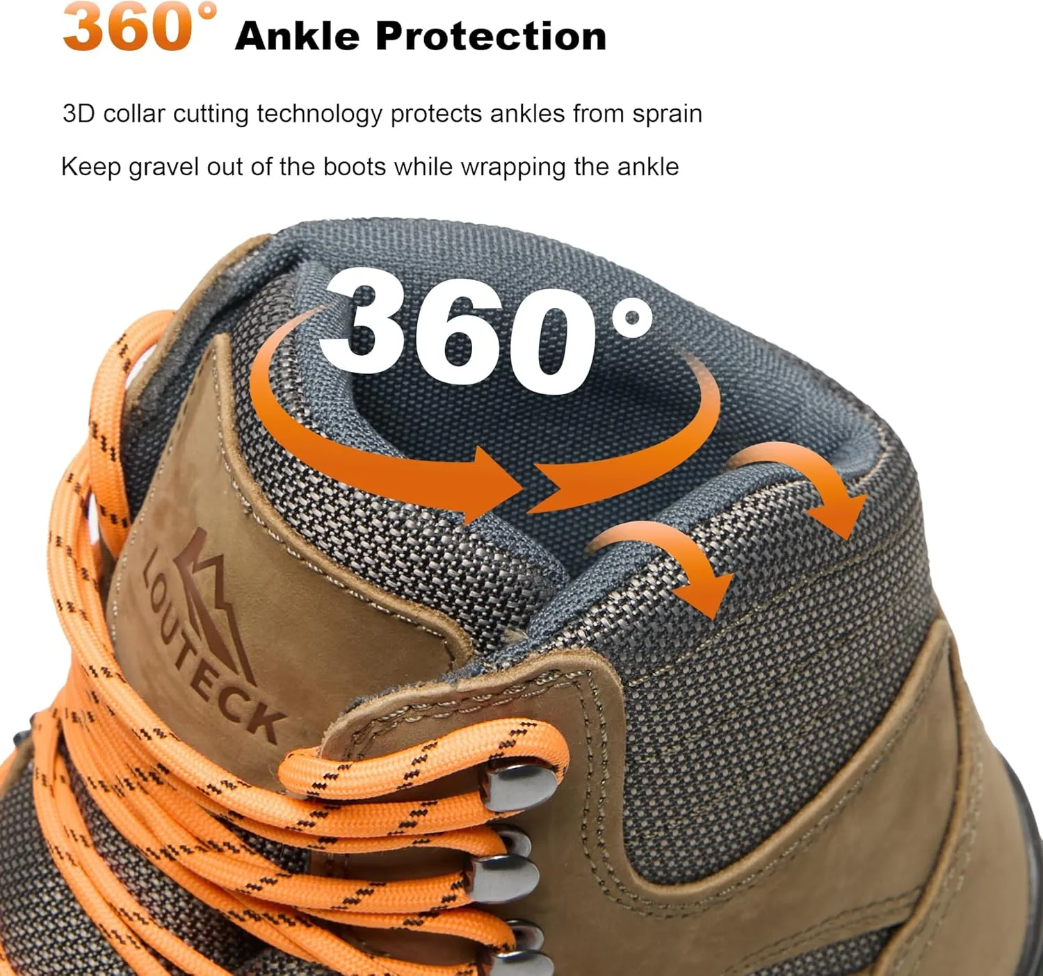 Men's Hiking Boots  Durable and Comfortable Men's Climbing Boots for Rugged Outdoor Adventures, Perfect for Hiking, and Climbing
