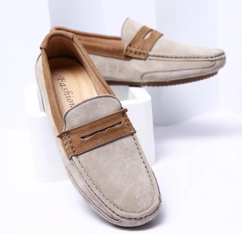 Mens Leather Dress Casual Shoes for Men Classic Loafers Business Shoes
