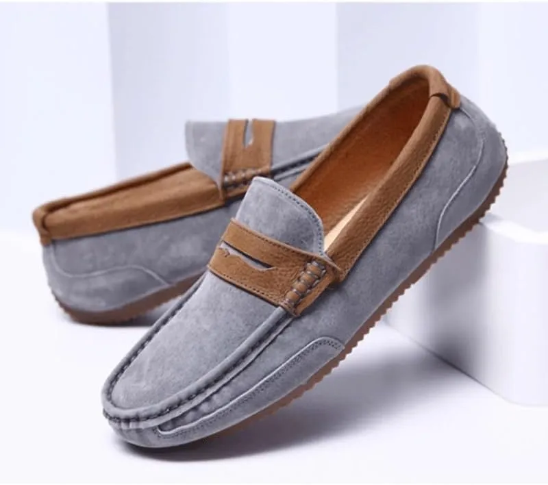 Mens Leather Dress Casual Shoes for Men Classic Loafers Business Shoes