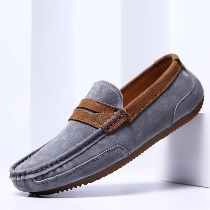 Mens Leather Dress Casual Shoes for Men Classic Loafers Business Shoes
