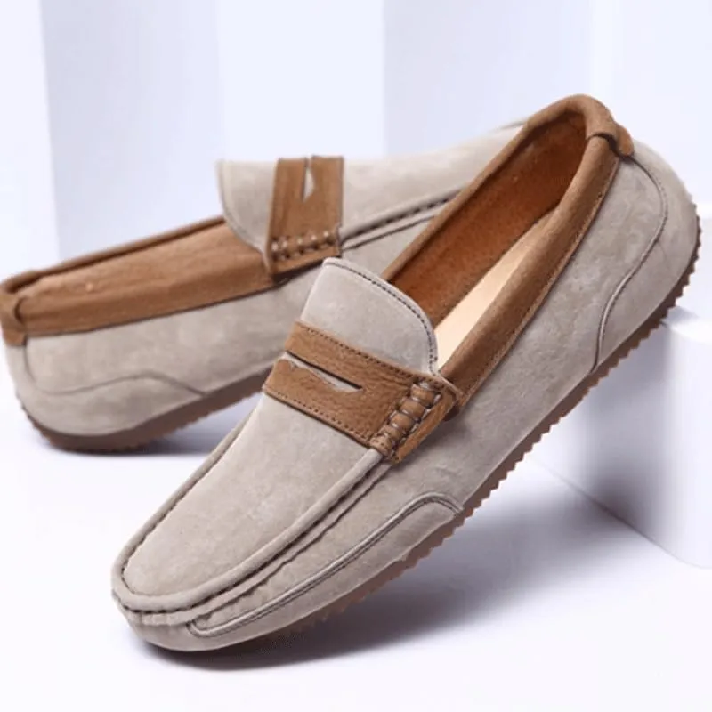 Mens Leather Dress Casual Shoes for Men Classic Loafers Business Shoes