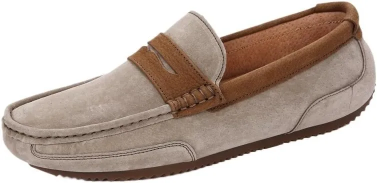 Mens Leather Dress Casual Shoes for Men Classic Loafers Business Shoes