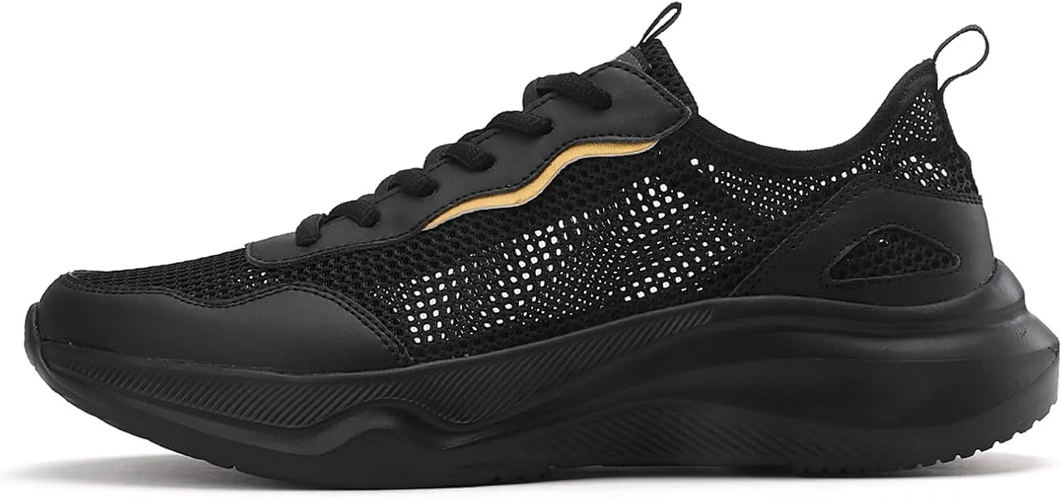 Men's Lightweight Cushion Sneakers Breathable Elastic Fly Woven Mesh Sneaker Men's Stylish Lightweight Sneakers