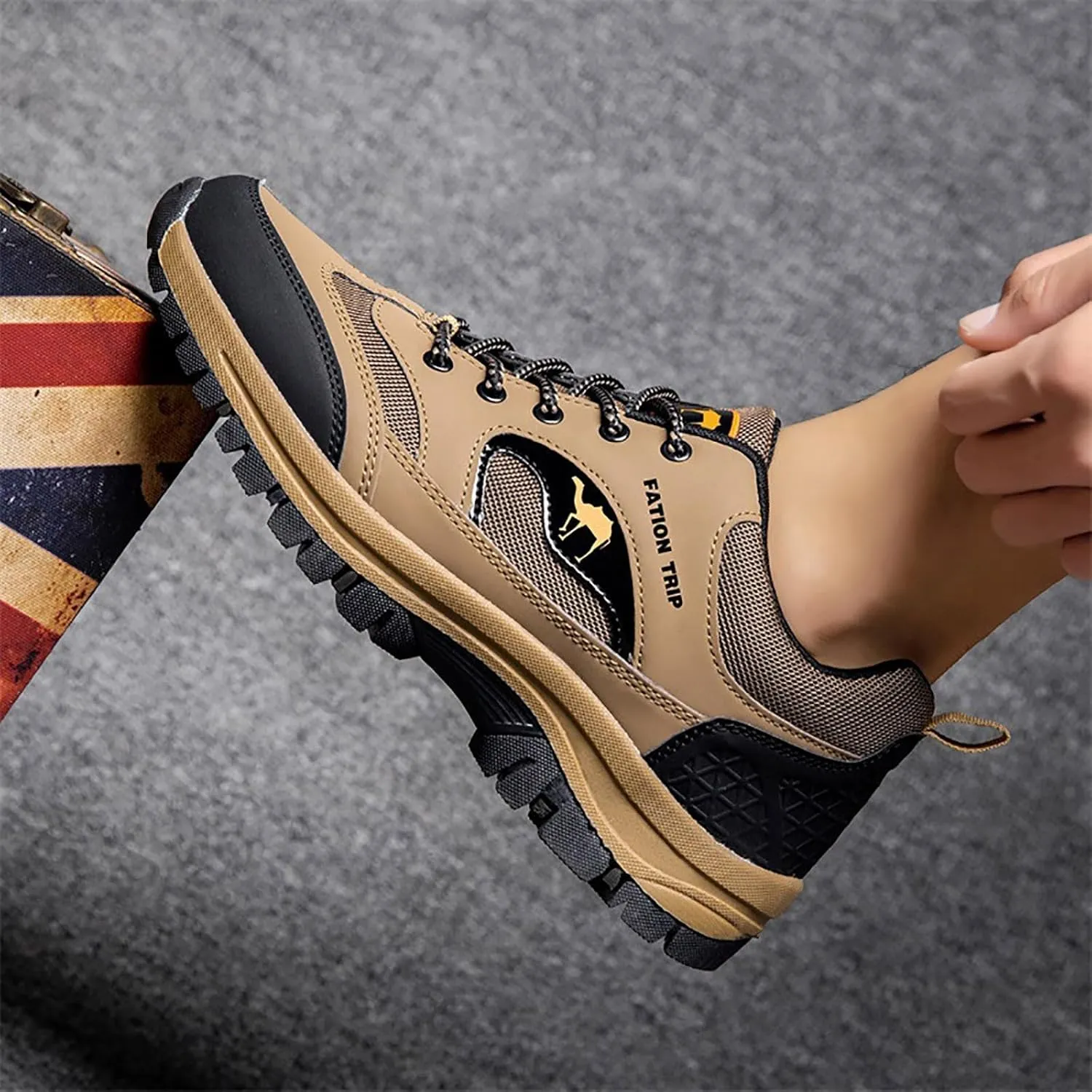 Men's Lightweight Cushion Sneakers Comfortable Lightweight Casual Walking Shoe Lightweight Work Shoes for Men