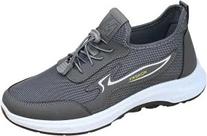 Men's Lightweight Cushion Sneakers Lace Up Lightweight Breathable Fashion Sneaker Men's Business Casual Shoes