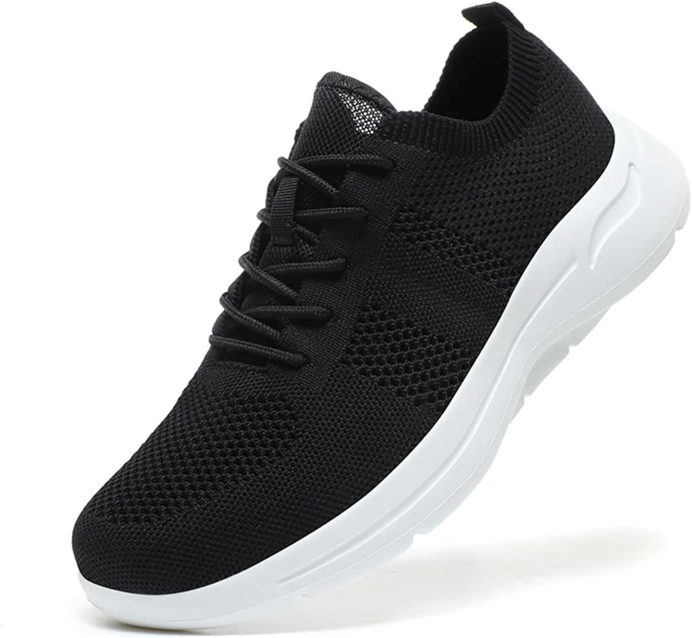 Men's Lightweight Cushion Sneakers Lightweight Sport Gym Jogging Walking Sneaker Arch Support Plantar Fasciitis