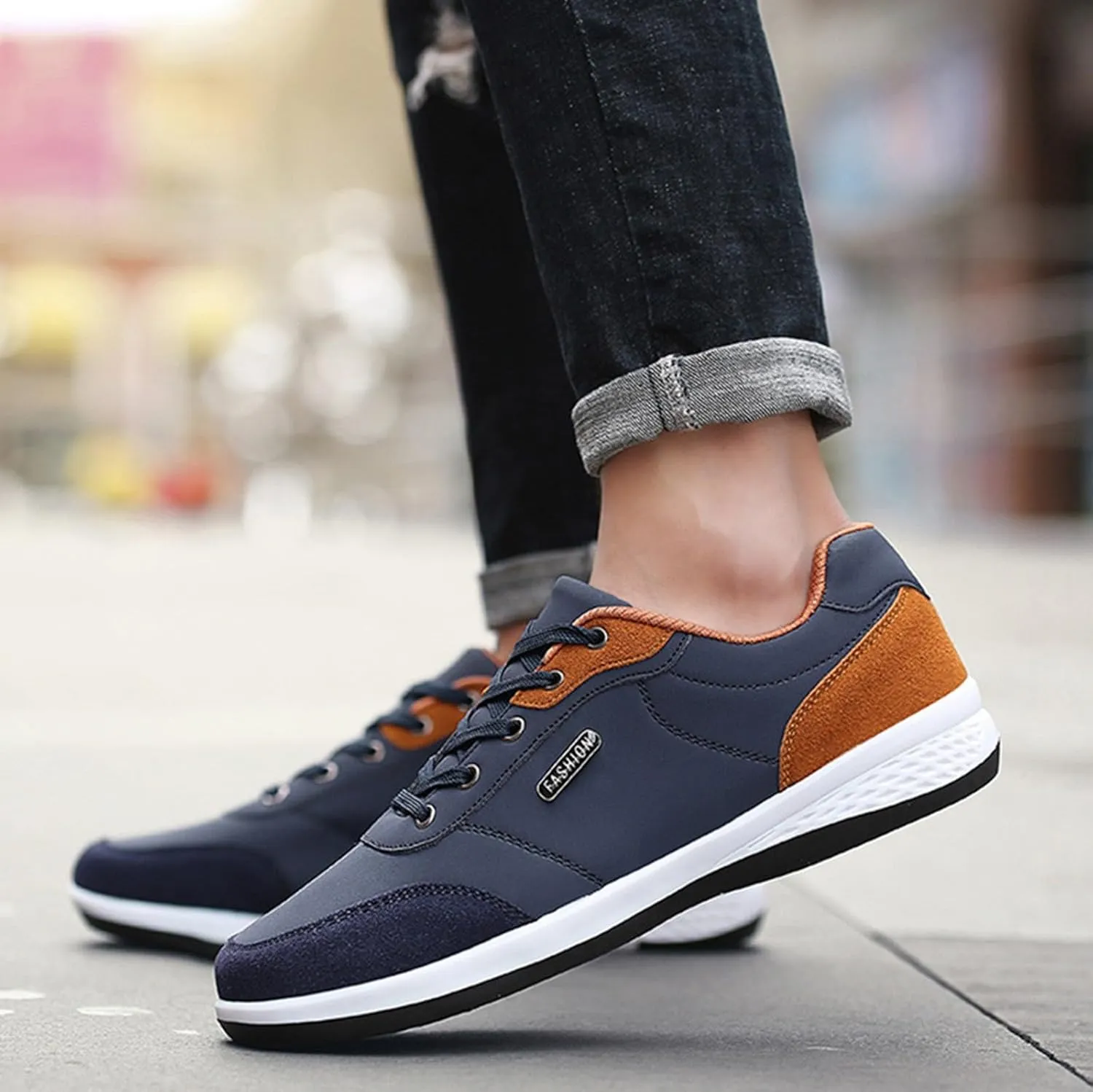 Men's Lightweight Cushion Sneakers Lightweight Sport Gym Jogging Walking Sneaker Business Casual Versatile Shoes