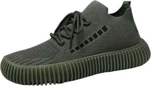 Men's Lightweight Cushion Sneakers Slip on Lightweight Breathable Fashion Sneaker Arch Support Plantar Fasciitis