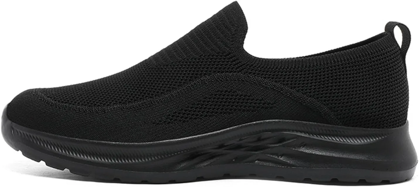 Men's Lightweight Cushion Sneakers Supportive Running Athletic Sneaker Comfortable & Light-Weight Stretch Shoes