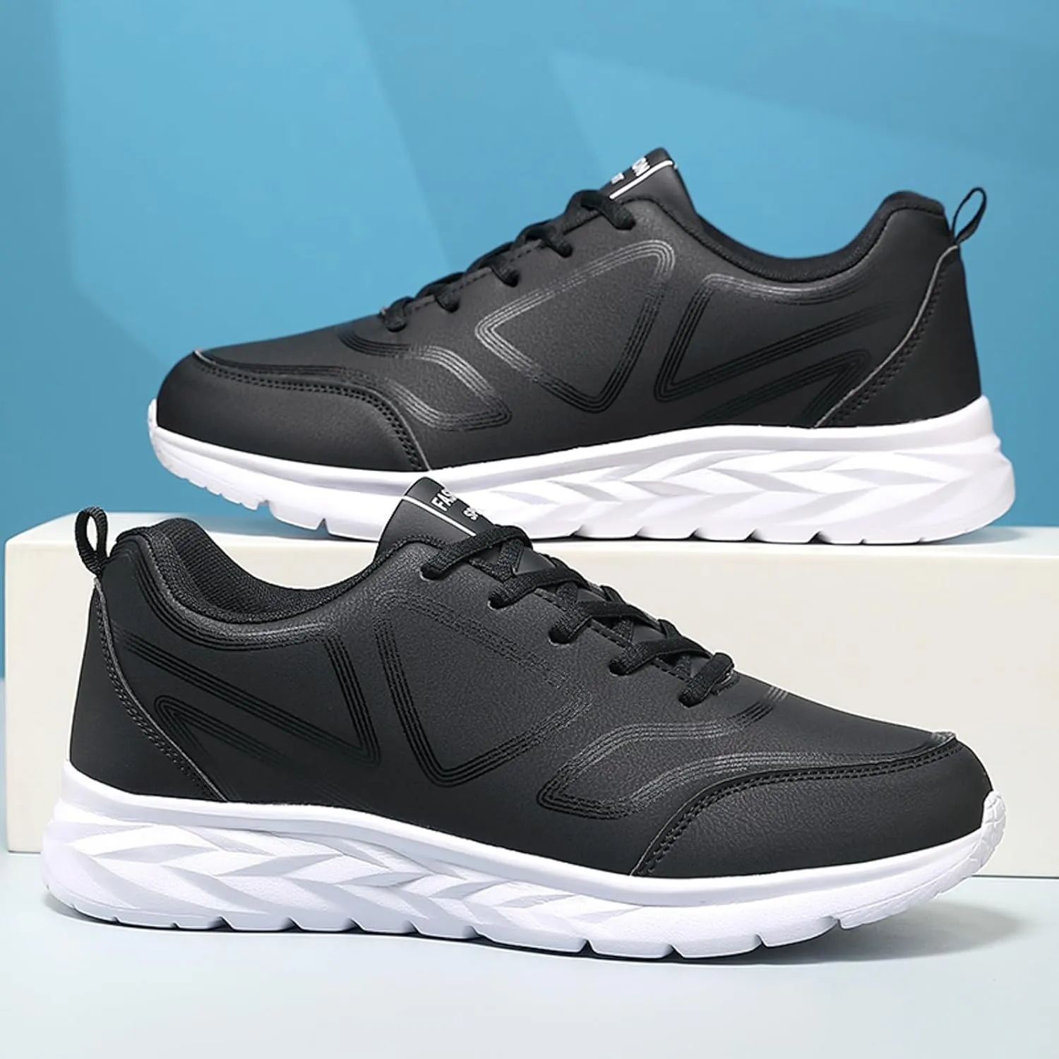 Mens Lightweight Minimalist Shoes Comfortable Breathable Tennis Shoe Lightweight Work Shoes for Men