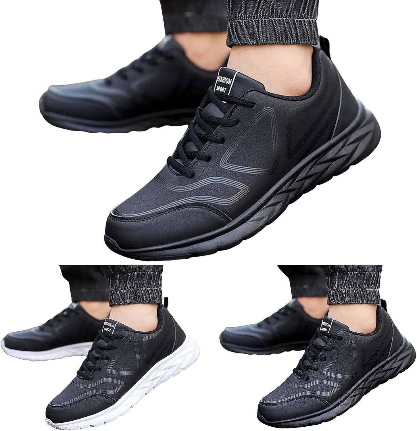 Mens Lightweight Minimalist Shoes Comfortable Breathable Tennis Shoe Lightweight Work Shoes for Men