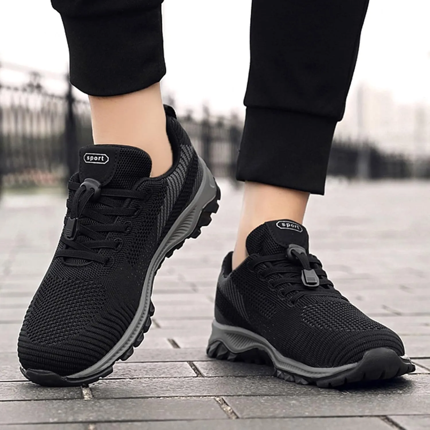 Mens Lightweight Minimalist Shoes Comfortable Lightweight Casual Walking Shoe Breathable Diabetic Shoes for Men