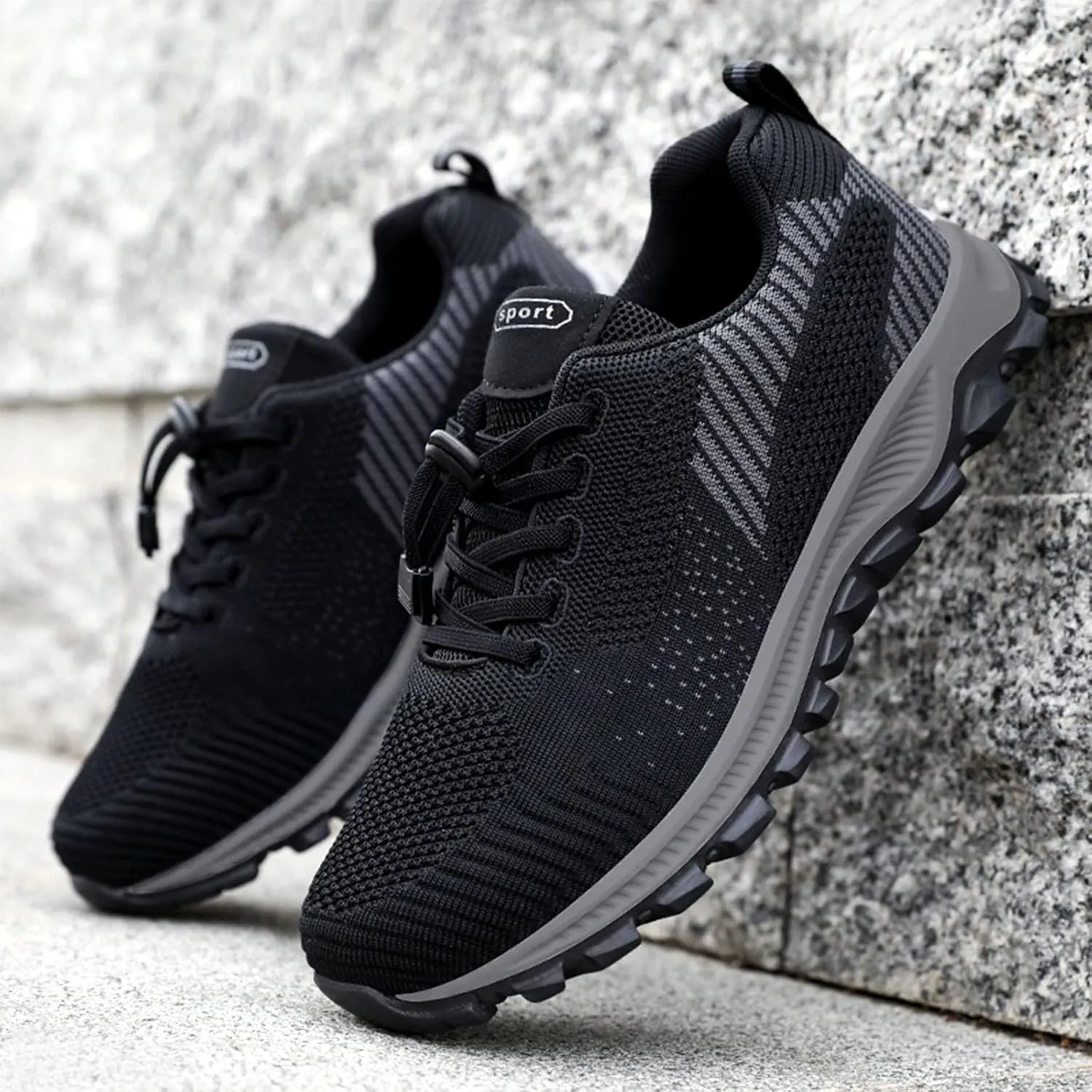 Mens Lightweight Minimalist Shoes Comfortable Lightweight Casual Walking Shoe Breathable Diabetic Shoes for Men