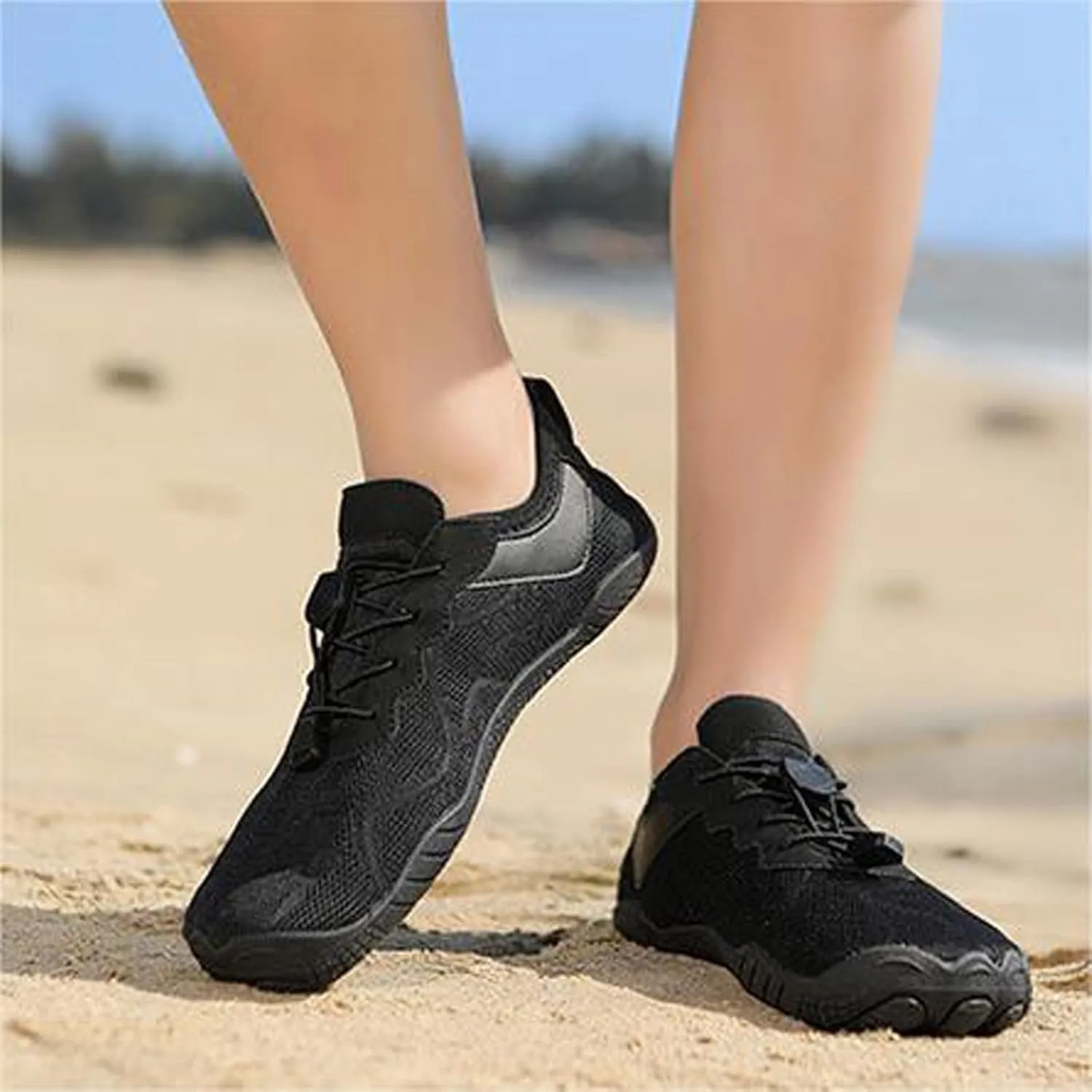 Men's Lightweight Non Slip Barefoot Shoes Breathable Comfort Walking Shoe Fashion Lightweight Sneakers for Men