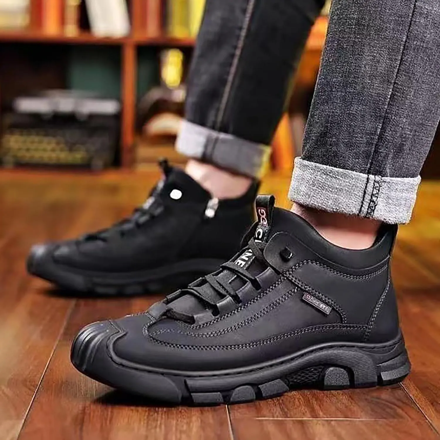 Men's Lightweight Non Slip Barefoot Shoes Comfortable Lightweight Casual Walking Shoe Comfortable Stretch Shoes