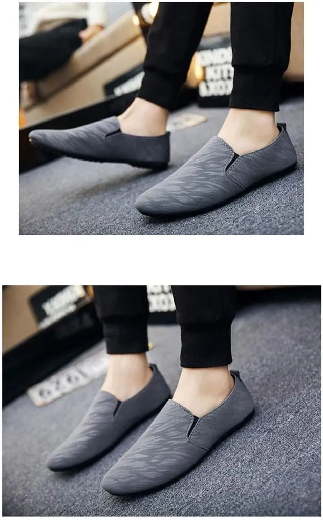 Men's Lightweight Non Slip Barefoot Shoes Slip On Lightweight Breathable Fashion Sneaker Non Slip Walking Shoes