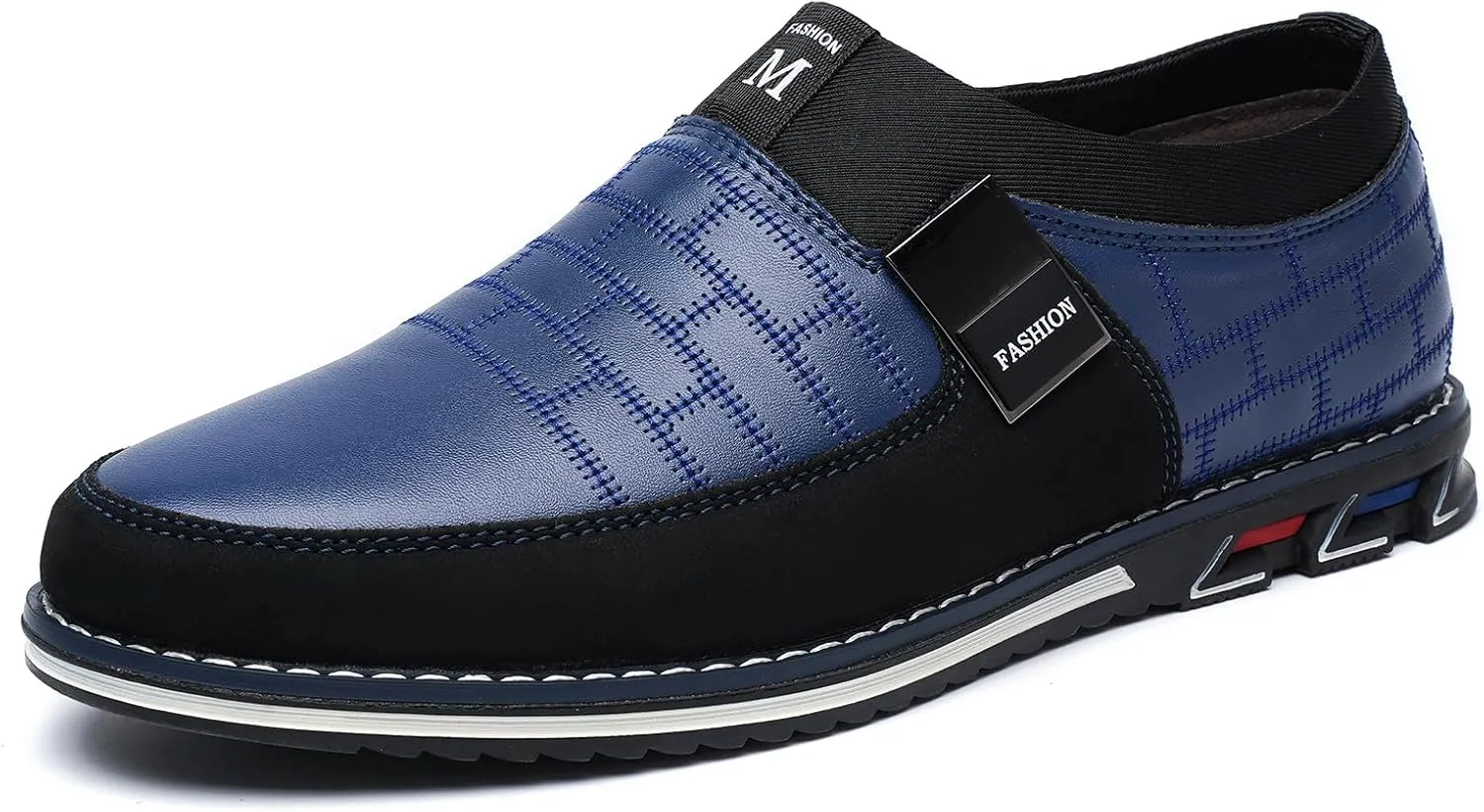 Men's Loafers Casual Slip On Shoes Soft Dress Loafers for Men Leather Comfort Lightweight Driving Travel Walking Shoes for Adult Male