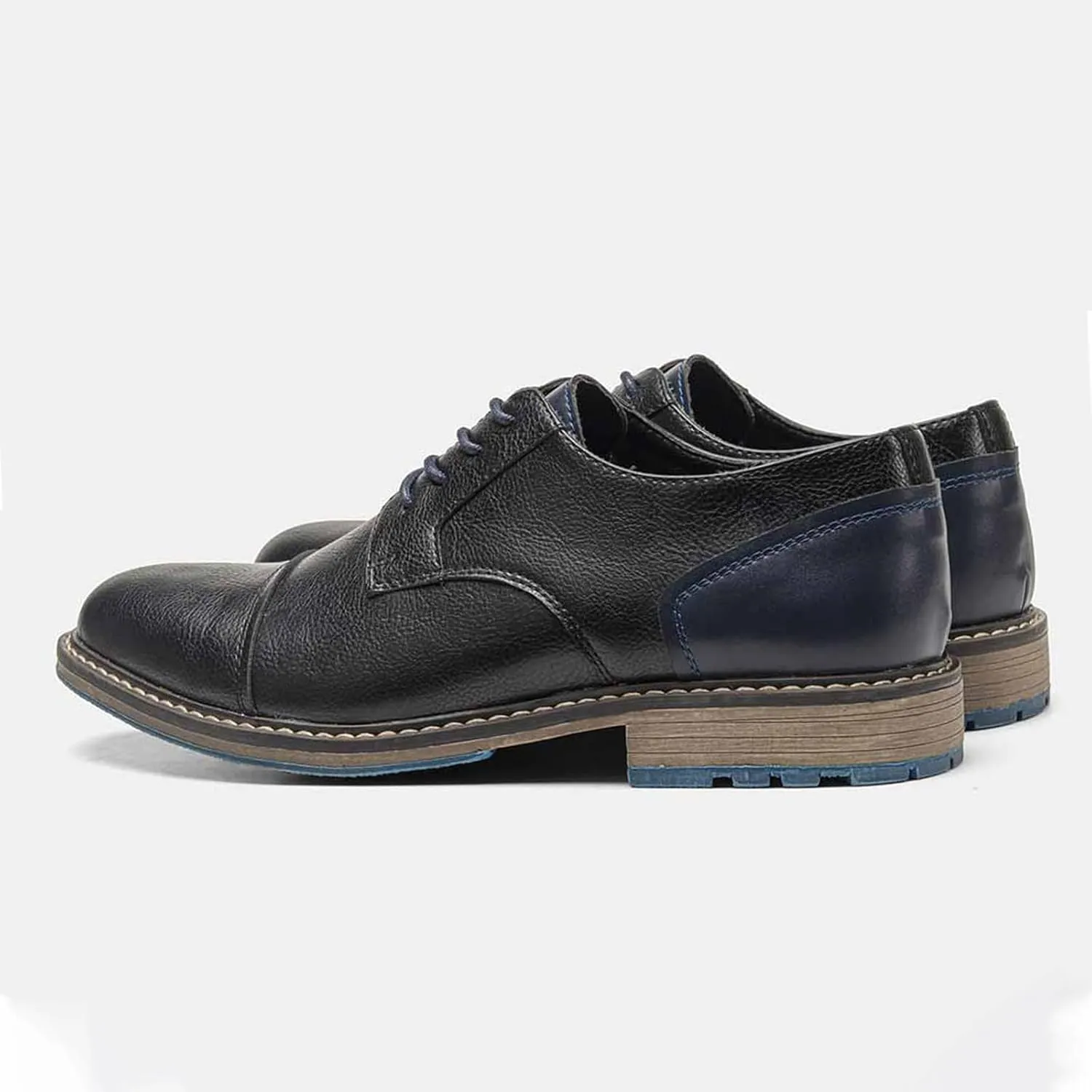 Men's Orthopedic Comfort Dress Shoes Casual Business Leather Oxford Derby Loafers Office Walking Work Flats